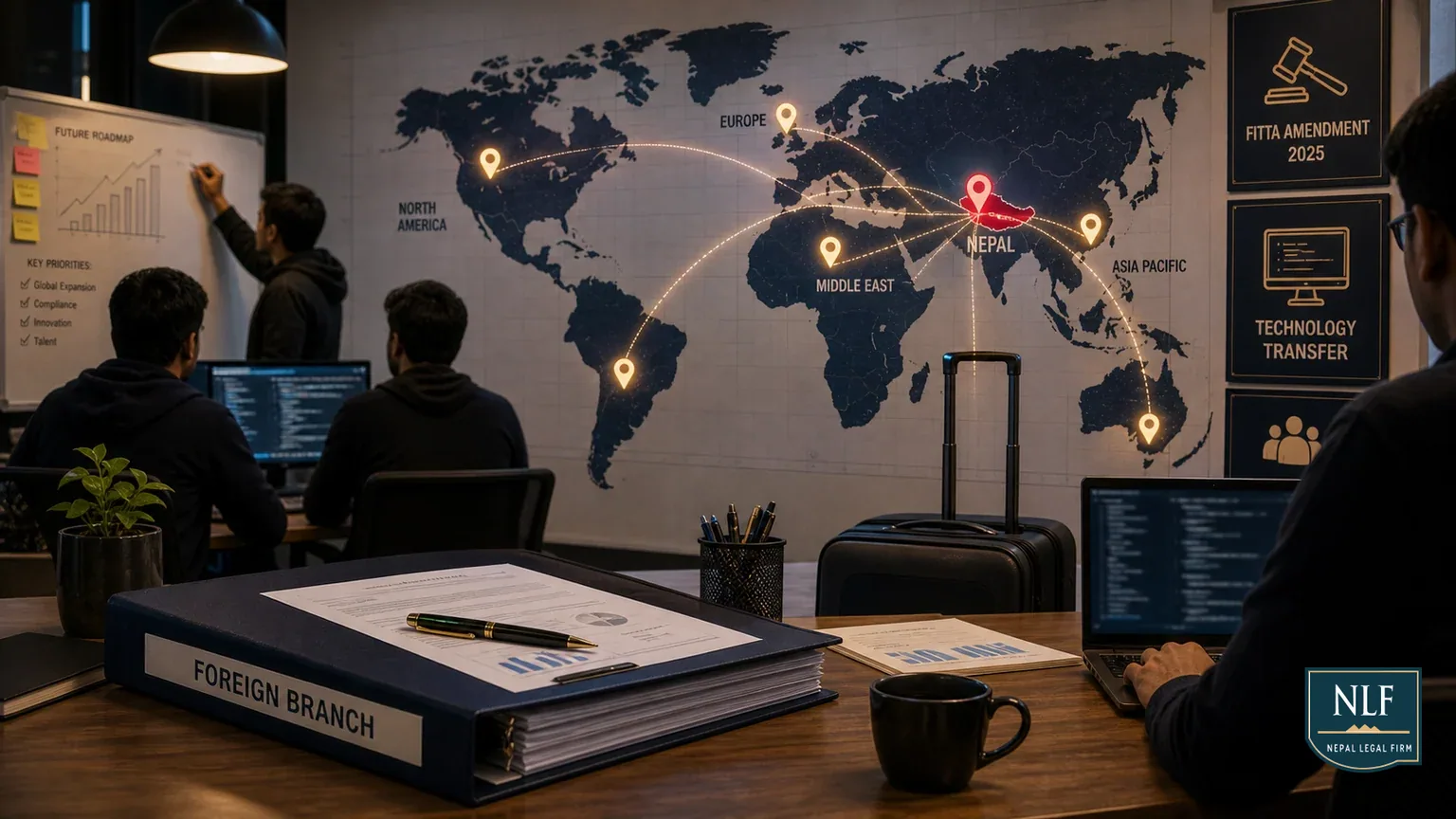 Breaking: Nepali IT Companies Can Now Open Offices Abroad (FITTA Amendment 2025) - Nepal Legal Firm cover image for a legal guide about fitta amendment 2025, it companies nepal, investing abroad nepal.