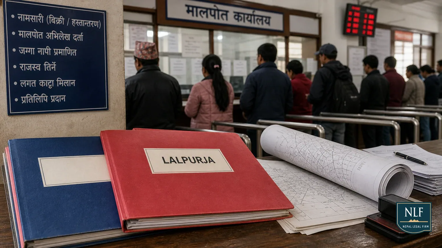 How to Register Land in Nepal (Malpot Process) 2025 - Nepal Legal Firm cover image for a legal guide about Malpot, Land Tax, Property Law.
