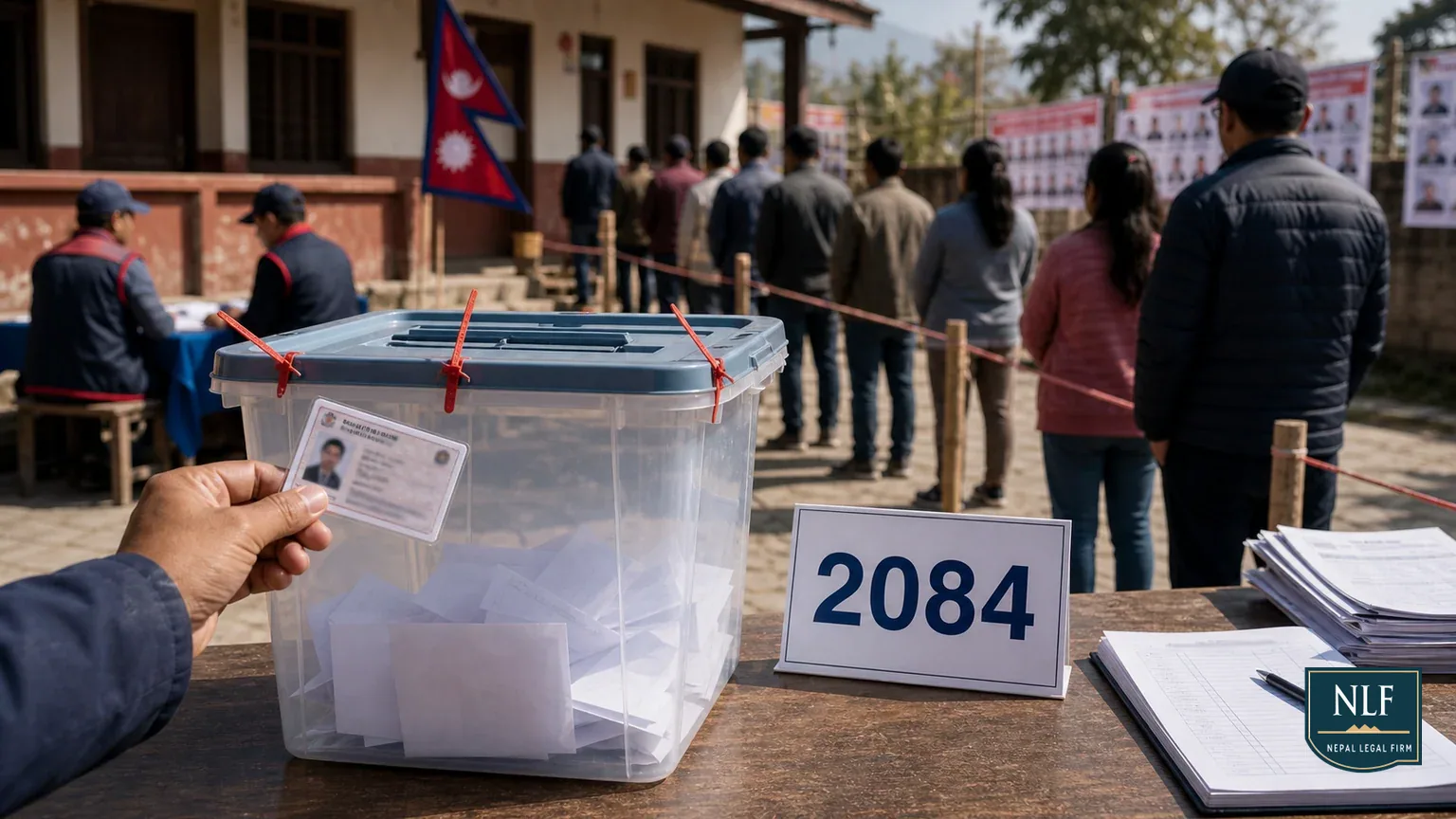 Nepal Election 2084 (Mission 84): The Ultimate Guide - Nepal Legal Firm cover image for a legal guide about Election 2084, Mission 84, RSP.