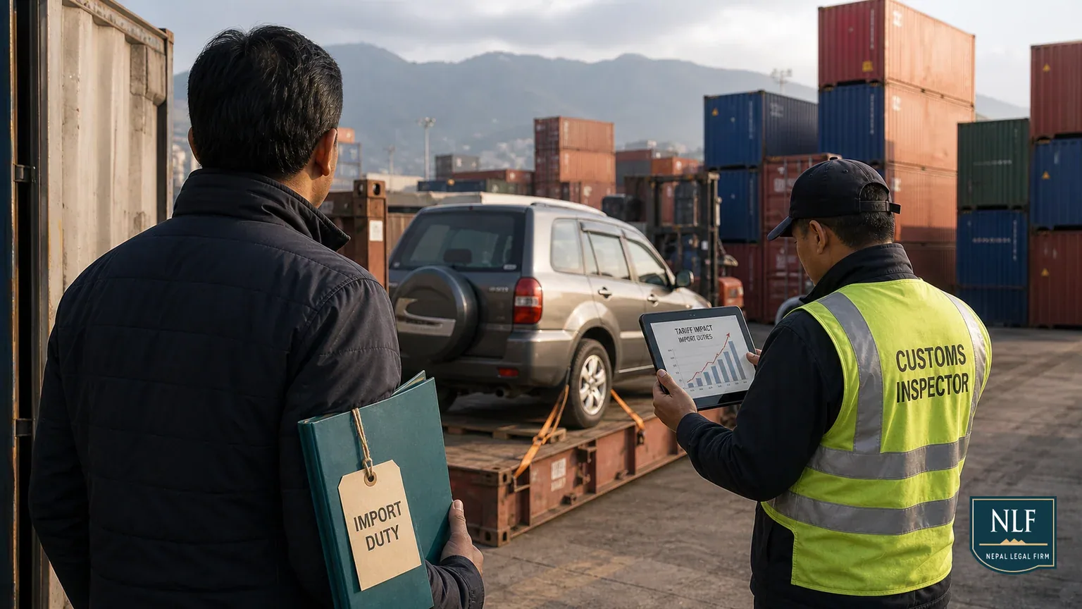 Worldwide Tariff Effects on Nepal: Import Duties & Global Trade Impact 2025 - Nepal Legal Firm cover image for a legal guide about import duty nepal, customs tariff 2025, nepal trade policy.