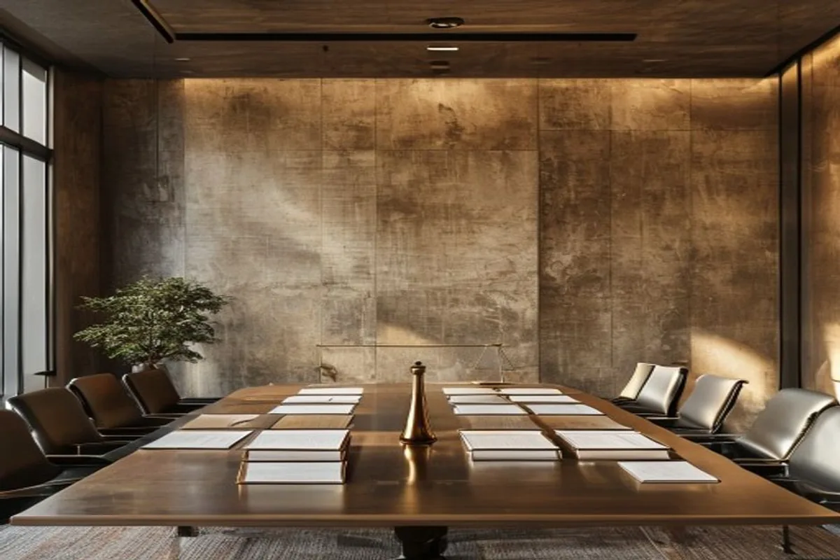 Conference room prepared for a Nepal Legal Firm client consultation